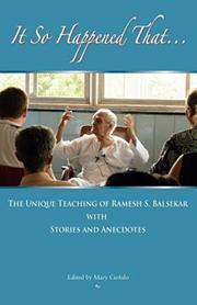 It so happened that the unique teaching of ramesh s balsekar with stories and anecdotes medium.jpg