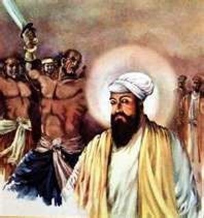 Guru Tegh Bahadur faces death to protect Dharma.jpg