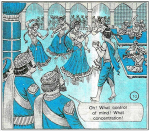 Shukadeva at King Janaka's Palace.png