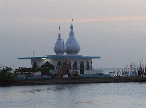 Pandit Shivdas Sadhu constructs a Temple in the Ocean.jpg