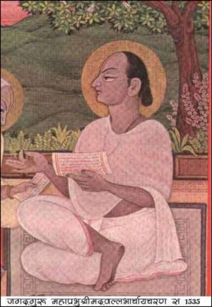 Sant Vallabhāchārya Fasts Till the Pawned Temple Saucer is Retrieved.png
